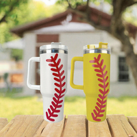Gobelet isotherme de camping 40oz personnalisé, design sportif, nouvelle peinture métallique, qualité alimentaire, écologique, en promotion