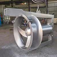 304/316 acier inoxydable Type QJB-W18.5kw boue pompe à reflux boue agitant pompe Submersible mélangeur pour le traitement des eaux usées