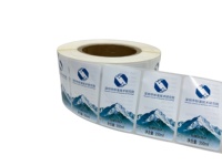 Autocollant en papier synthétique de qualité supérieure, résistant aux UV, imperméable, résistant à l'huile, imprimé en couleur sur mesure pour les boissons