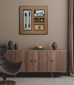 Trang trí cổ điển sang trọng 3D hỗn hợp phương tiện truyền thông tác phẩm nghệ thuật tường thiết kế bức tranh hiện đại Châu Âu cưỡi ngựa Câu lạc bộ tường nghệ thuật - Product Image 4