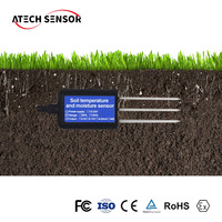 Capteur de sol intégré 8 en 1 LoRa LoRaWAN OEM pour l'humidité, la température, l'EC, la salinité et le pH, pour l'irrigation agricole