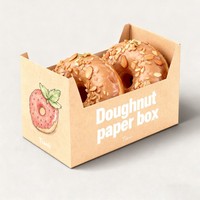Boîte à pâtisserie personnalisée à prix d'usine, impression numérique, emballage pour tartes, vente chaude, papier alimentaire, boîte de présentation pour beignets