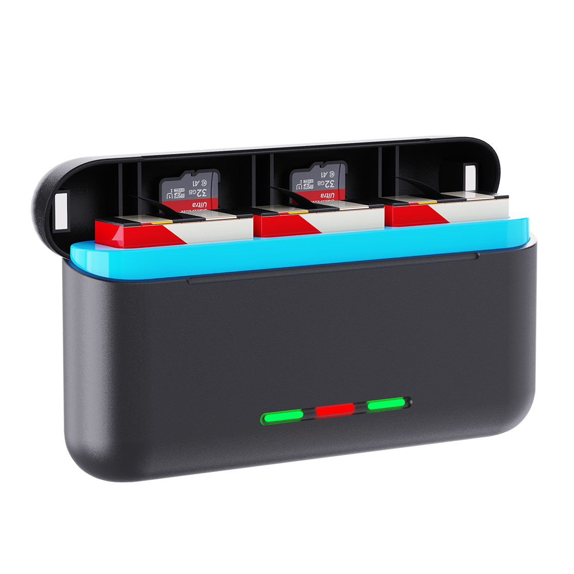 Hongdak Charging Battery for GoPro Hero 13 Battery 3 Ways Fast Charger Box TF Card Storage for GoPro 13 Accessories