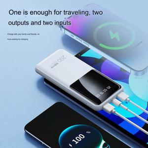 HDL Ultra Capacity Hot Style 10000mAh พาวเวอร์แบงค์พร้อมระบบชาร์จเร็ว PD 22.5W ความจุขนาดใหญ่พร้อมระบบป้องกันการชาร์จเกิน - Product Image 3