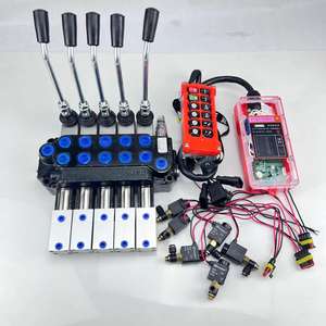 Haohong 12V/24V P40 Hydraulische Elektrohydraulische Tweeweg Richtingsregelkleppen Afstandsbediening 300bar Druk 40L/min - Product Image 3