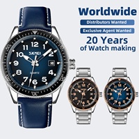 Montre à quartz SKMEI 9232 2026 avec date unique, accessoire de chronométrage pour guide touristique, itinéraire de visites et suivi des activités des visiteurs