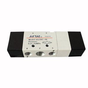 100% Nuevo Válvula Neumática de Control de Aire de 5/3 Vías Serie 4A Airtac 4A130C-M5/4A130E-M5/4A130P-M5 Original para Automatización Industrial - Product Image 1