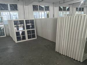 Fenêtres à battants en PVC avec grille décorative, double vitrage en PVC, couleur personnalisée pour maison <span class=keywords><strong>résidentielle</strong></span> - Product Image 6