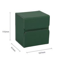 Boîte de rangement pour cartes à collectionner FX Leather Deck Case, fermeture magnétique