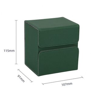 Boîte de rangement pour cartes à collectionner FX Leather Deck Case, fermeture magnétique - Product Image 4