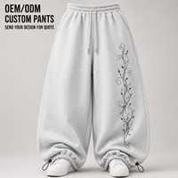 Celana Sweatpants Pria Model Baggy Kasual Streetwear Track Wide Leg Plus Size Desainer Celana Sweatpants Pria Jogging Baggy