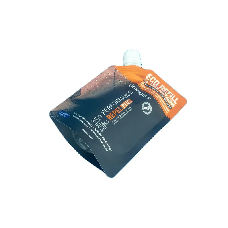 Hot-Sale laminated Wholesale bolsas packaging food grade liquid doypack bags aluminium moisture proof reusable spout pouch