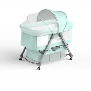 Yeni yenidoğan bebek ürünleri sallanan yuva mobil Cribs nevresim takımı beşik karyolası salıncak oyun parkı cibinlik yatak bebekler için
