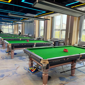 2025 fantaisie jeu jeu tournoi pleine taille 12ft 10ft 9ft ardoise table de billard balle retour chinois table de billard pour utilisation en club - Product Image 2