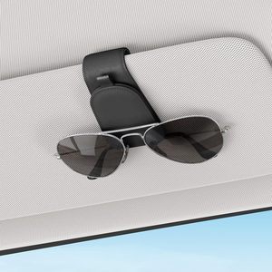 Trendy PU Couro Magnético Óculos De Sol <span class=keywords><strong>Clip</strong></span> Estilo Popular <span class=keywords><strong>Car</strong></span> Visor Óculos Titular Hanger Bar <span class=keywords><strong>Car</strong></span> Sunglass Bracket - Product Image 4