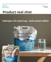 Pochette d'emballage liquide à fond plat, personnalisée, imprimée, avec bec verseur, refermable, de qualité alimentaire, en matériau recyclé, pour jus et boissons