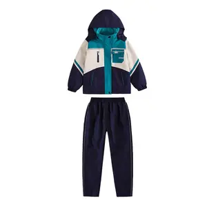 Wholesale outdoor jacket of school uniforms for students, winter clothes for kids,children sports wear for school class uniforms