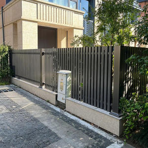 Barandilla de Metal <span class=keywords><strong>prefabricada</strong></span> <span class=keywords><strong>Balaustrada</strong></span> de jardín <span class=keywords><strong>prefabricada</strong></span> Cerramiento de parque Terraza Balcón Familia Valla de hierro forjado - Product Image 2