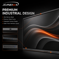 Pizarra Interactiva Inteligente JOMEtech de 75 Pulgadas 4K, Panel de Pizarra Blanca con Android 16, Cámara de 48MP, Micrófono, OPS, para Aula y Conferencias, 40 Puntos Táctiles