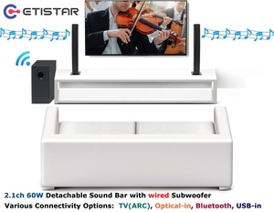 Thanh Âm Thanh Răng Xanh Dương Có Thể Tháo Rời 60W Chất Lượng Cao Với Loa Siêu Trầm Cho Hệ Thống Rạp Hát Tại Nhà Loa Soundbar Tv Không Dây Loa 2.1 - Product Image 3