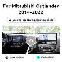 ZWNAV Écran 15,8 pouces, Carplay sans fil pour MITSUBISHI Outlander 2014-2022, Android 15, navigation GPS, lecteur multimédia, autoradio DVD