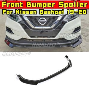 Para Nissan Qashqai 2019-2020, Kit de carrocería con difusor y divisor de labio para parachoques delantero, negro brillante, pieza de modificación y protector de parachoques - Product Image 1