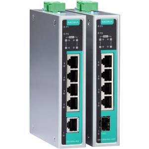 Moxa EDS-G205A-4PoE-1GSFP-T Gigabit <b>PoE</b> Unmanaged <b>Switch</b> 5 Port Industrial Ethernet <b>Switch</b> - Product Image 1
