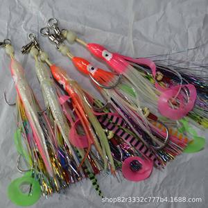 Hameçon double lumineux en plomb pour pêche en mer, modèle 019, avec ligne de pêche à l'octopus, fabriqué directement par Big Fish Factory - Product Image 3