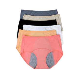 Culotte de bikini en coton Sexy 4 couches culotte de période pour femmes tongs à <span class=keywords><strong>ceinture</strong></span> fine sous-vêtements pour femmes - Product Image 5