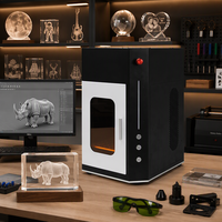 Machine de gravure 3D pour cadeaux de mariage, studio photo, fabrication de figurines en cristal, laser UV 355nm 5W, unité compacte de 24kg
