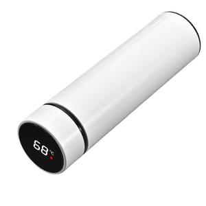 Botella de Agua de Doble Capa con Aislamiento al Vacío, Taza Térmica de Acero Inoxidable con Indicador de Temperatura para Bebidas Calientes - Product Image 1
