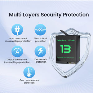 <span class=keywords><strong>Batterie</strong></span> rechargeable de remplacement pour GoPro <span class=keywords><strong>Hero</strong></span> 13 Accessoire compatible avec caméra de sport - Product Image 3