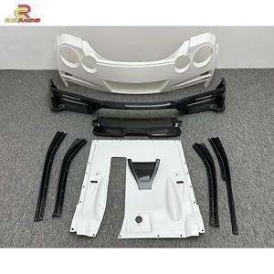 Stile Top Secret metà fibra di carbonio paraurti posteriore diffusore posteriore per <span class=keywords><strong>Nissan</strong></span> <span class=keywords><strong>GTR</strong></span> R35 2008-2019 carbonio parti del corpo del labbro posteriore parti auto - Product Image 3
