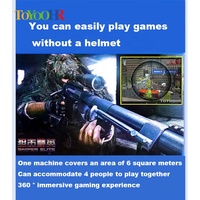 Machine d'arcade de tir VR Sniper Elite pour 4 joueurs, équipement de jeu de réalité virtuelle multi-personnes intérieur/extérieur, fournisseur de jeux