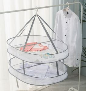 Tendedero de Malla Plegable para Colgar Ropa, Red de Secado de Ropa Plana, Tendedero de Malla para Ropa Interior, Lencería, Juguetes, Hierbas - Product Image 1