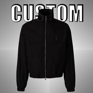 Classic <strong>Black</strong> Denim Zip Leather <strong>Jacket</strong> Minimalist High Street Work Style Autumn Shell 100% Polyester Fiber Filling Men s <strong>Jackets</strong> - Product Image 1