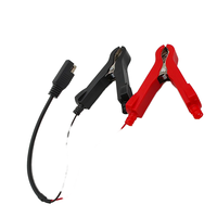 Pince crocodile de batterie 12v 14awg à Sae 2pin pince de câble à déconnexion rapide connecteur de libération d'extension de crocodile