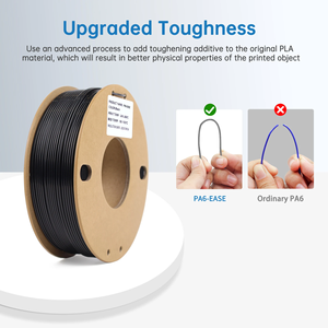Filamento LONQI PA6+ de 1.75mm 1KG, Nailon Optimizado con Mejor Estabilidad Dimensional, Bobina Resistente para Impresora 3D - Product Image 3