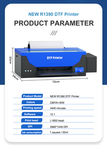 Impresora DTF Fácil de Usar para Iniciar un Nuevo Negocio, L1800 R1390 A3 - Product Image 2