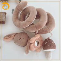 Jouet suspendu en peluche coloré en spirale pour lit de bébé, berceau, poussette, siège auto, hochet sensoriel, activité pour nourrissons, vente en gros