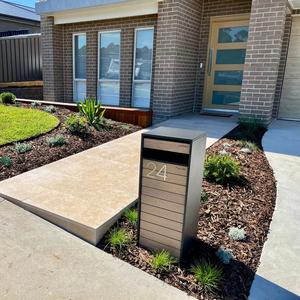 ตู้รับพัสดุโลหะเหล็กขนาดใหญ่สำหรับใช้งานกลางแจ้ง ตู้จดหมายสำหรับสวนที่ปลอดภัยสำหรับใช้ในบ้าน - Product Image 3