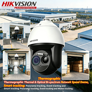 Dôme de surveillance réseau Hikvision DS-2TD4137T-25/W thermographique et optique bi-spectre pour la prévention des incendies et la patrouille multi-scènes - Product Image 2