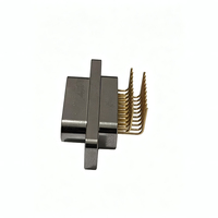 Conector Micro Rectangular Serie J30J de YingDiGe, 9/15/21/25/37 Pines, Macho/Hembra, Montaje en PCB, Grado Aeroespacial, Aluminio