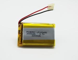 GPS tracker LiPo battery lp103450 2000 mAh <strong>3</strong>,7 V lithium polymer battery - Product Image 2