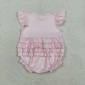 SR3825 RTS Mono sin mangas para bebé niña, color rosa, con estampado 'I'm literally just a girl', conjunto infantil al por mayor - Product Image 2