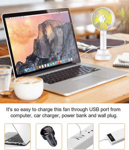 Ventilador de Mano Recargable Mini, Precio de Fábrica, Ventilador Portátil Mini con Soporte para Teléfono - Product Image 4