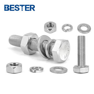 SS304 310 SS 202 A4-70 M16 M29 M48 M60 M68 M100 4 мм из нержавеющей стали шестигранный болт и гайка - Product Image 2