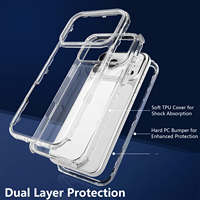 Accessoires de téléphone portable pour iPhone 17 Pro Max 3 en 1 clair TPU antichoc Anti-chute amérique du sud Offres Spéciales coque de téléphone