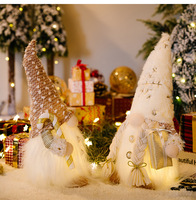 Poupée de Noël Nain Elfe de 30 cm avec Lumière LED, Décorations de Noël pour la Maison, Cadeaux de Nouvel An 2023 pour Enfants