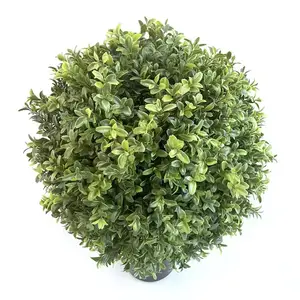 Planta de simulación de plantas verdes artificiales para el hogar, decoración de plantas artificiales, pequeños bonsái, boj, arbustos topiarios a la venta